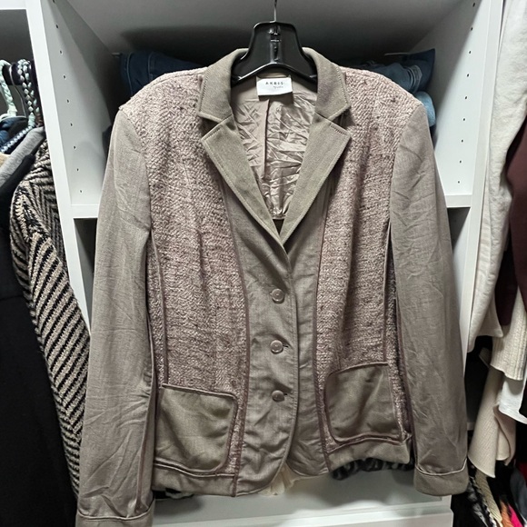 Designer silk/wool blazer - Picture 1 of 11